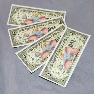 Disney Dumbo Play Money with Pink and Blue Accents